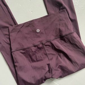 Lululemon eggplant leggings